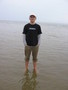 Rainy beach in Pärnu